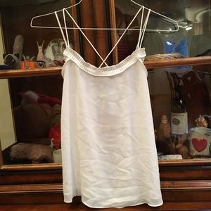 White Sleeveless Top